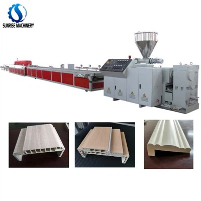 خط اکستروژن پروفایل فریم درب PVC